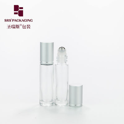 comprare 10 ml 1/3 oz di vetro trasparente di parete spessa bottiglie a rulli vuoti olio essenziale online manufacture