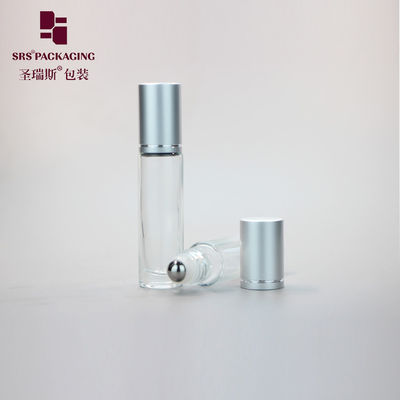 comprare 10 ml di vetro trasparente, trasparente, vuoto, rotolato su una palla di metallo, bottiglia di profumo online manufacture