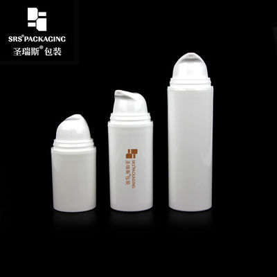 comprare Pompa PA203 a forma rotonda, iniezione vuota, flacone in plastica bianca senza aria 15 ml online manufacture
