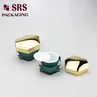 comprare 30g 50g vuoto forma unica lusso alta qualità cosmetica vaso esagonale acrilico online manufacture