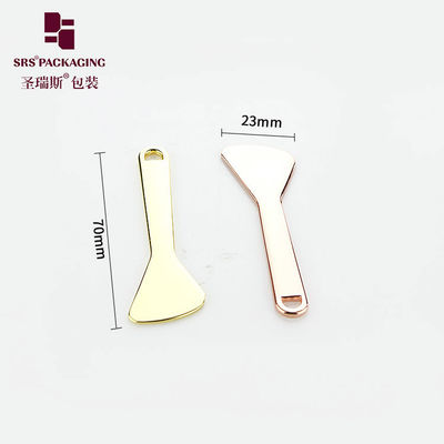 comprare SPA cura della pelle lusso lega di zinco oro piatto argento spatola cosmetica metallo online manufacture