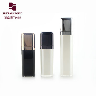 comprare 15 ml 30 ml 50 ml di lozione vuota di plastica per la cura della pelle bottiglia quadrata senza aria online manufacture