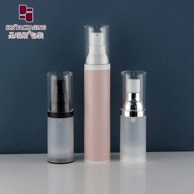 comprare 15 ml 30 ml 50 ml Bottiglie di pompa di plastica senza aria di base traslucida e riciclabile online manufacture