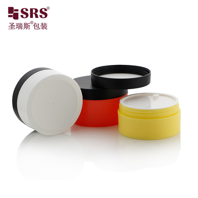 50g 75g 100g 150g Personalizzazione a parete singola Matte PCR Riciclabile Vaso vuoto di plastica PP
