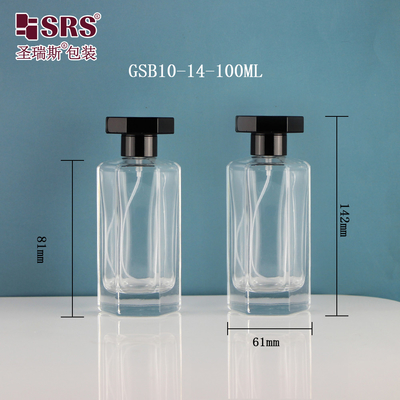 Vaso per profumi cosmetici olio profumato spruzzatore di nebbia fine bottiglia spray di vetro 100 ml