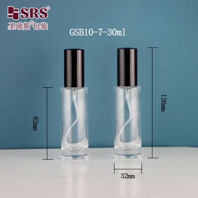 Dispenser Elegante Quadrato Nebbia Fine Contenitore di disinfettante per mani di lusso 15 ml 30 ml Bottiglia di spray di vetro