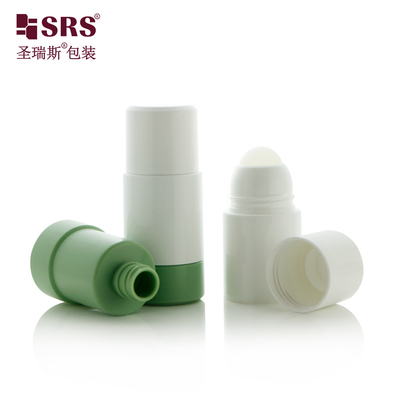 Deodorante di plastica ricaricabile e sostitutivo da 50 ml a 75 ml con sfera a rotolo
