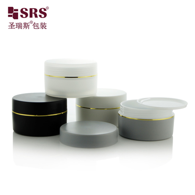 Pelle e corpo scrub in plastica imballaggio cosmetico vuoto contenitore di crema di lusso vaso