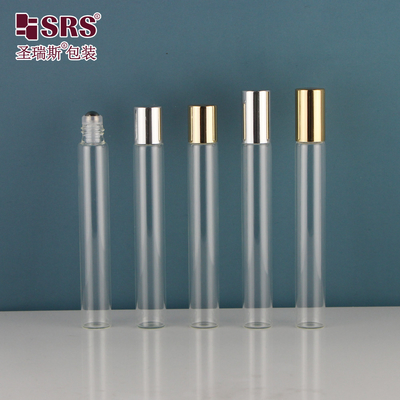 12 ml Bottiglie di profumo in vetro trasparente vuoto Bottiglia di olio essenziale