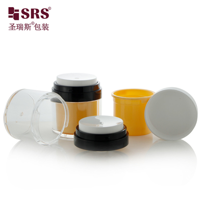 15 ml 30 ml 50 ml Acrilico vuoto Cosmetico Contenitore Sostituibile Crema in barattolo senza aria