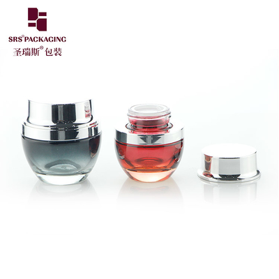 Vuoto di lusso di alta qualità spessa parete cosmetica crema vetro barattolo 30g