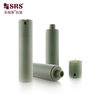 50 ml Colorato su misura Plastico AS Lozione Pompa del siero Imballaggio Bottiglia senza aria 15ml 30ml