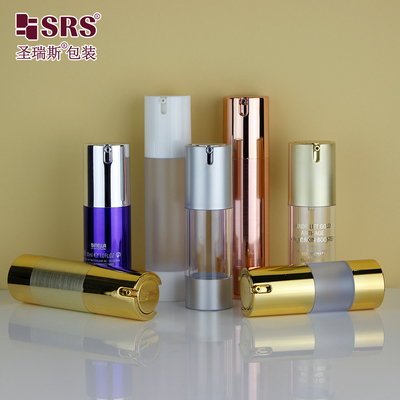 Sero Faciale Cosmetico Vuoto Fondazione Bottiglie di Make-up Personalizzazione Bottiglia senza aria 30ml