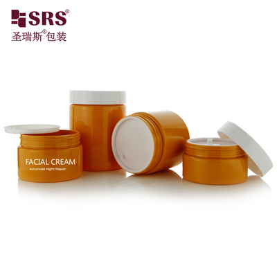 Personalizzazione colore plastica vassoi cosmetici vuoti contenitore di crema per il corpo 300g vetro PET