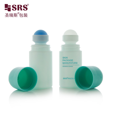 Imballaggio cosmetico vuoto in plastica da 60 ml Deodorante per la cura della pelle Gel PP Roll On Bottle