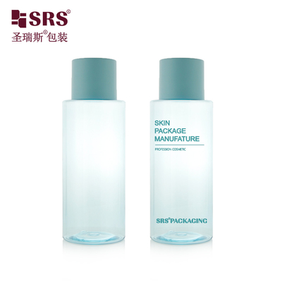 300 ml Toner vuoto per la cura della pelle con imballaggio semitransparente in plastica Bottiglia cosmetica in PET