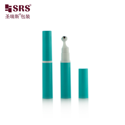 Bottiglie di massaggio di plastica vuota per cosmetici a rulli senza aria, siero per gli occhi, 10 ml in bottiglia a rotoli