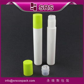 Fornitore di contenitori SRS PP bottiglia di plastica roll-on da 15 ml con tappo a vite in PP per olio d'oliva
