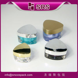 forma triangolare nuovo stile J080 10ml 15ml 30ml 50ml barattolo di plastica trasparente