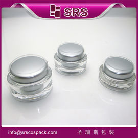 J040 15 ml 30 ml 50 ml barattolo cosmetico a forma rotonda per crema per la pelle