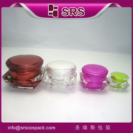 Imballaggio Shengruisi J060-5ml 15ml 30ml 50ml vasetto di plastica crema acrilica di diamanti