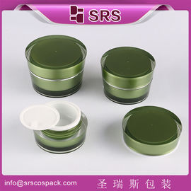 SRS Cina imballaggi cosmetici all'ingrosso barattoli di plastica acrilici di lusso da 50 ml per uso con crema viso