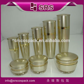 SRS Fabbricanti all'ingrosso 15ml 30ml 50ml 80ml 120ml acrilico cosmetico oro lusso vuoto