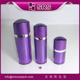 SRS bottiglia cosmetica di lusso vuota 30 ml 60 ml 120 ml in plastica a forma di occhio contenitore acrilico nero