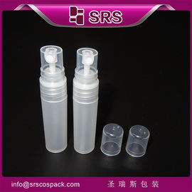 SRS bottiglia spray di plastica vuota da 5 ml per profumo con coperchio