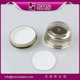 J035 contenitore di crema corporea in oro vuoto da 15 g 30 g 50 g