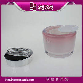 Vaso di verniciatura,fornitore cinese contenitore cosmetico in plastica rotonda