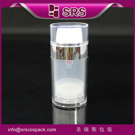 A0212 Bottiglia cosmetica senza aria da 30 ml a 50 ml, bottiglia vuota all'ingrosso