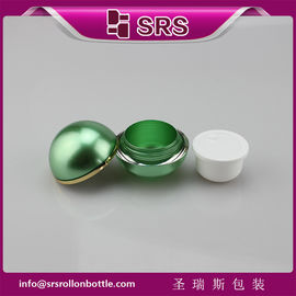 Lavoratore di gioielli di lusso di colore verde, in forma di palla, con crema acrilica