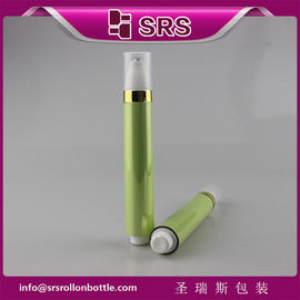 AY-15ml rotolo di plastica senza aria colorato metallizzato su bottiglia produttore professionale