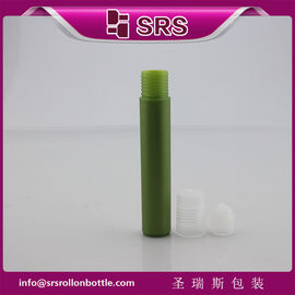 color verde 15 ml rotolo di plastica su bottiglia per il liquido per la cura della pelle