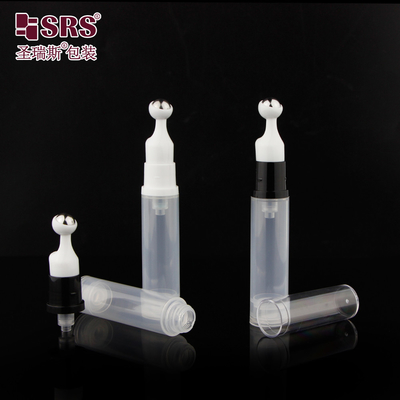 5ml 10ml 12ml 15ml PCR di plastica riutilizzabile riempitibile siero a rulli senza aria PP Roll On Bottle