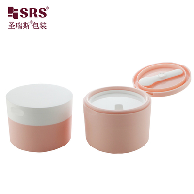120g di lusso logo stampato plastica PP colore personalizzato contenitori vuoti per il corpo scrub vaso