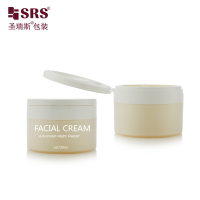 prodotti alimentari di lusso per la cura della pelle, crema per il corpo, plastica in PP, barattoli di crema per il viso, contenitori di gel, barattoli di imballaggio
