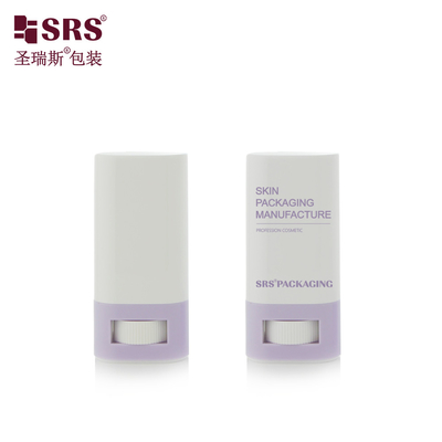 20g Vaso di forma ovale PP Plastica anti prurito Balsamo personalizzato Colore vuoto Deodorante Contenitore Stick