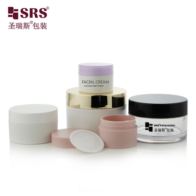 15g 30g 50g 70g 80g 100g Contenitore di crema per la cura della pelle vuota in plastica