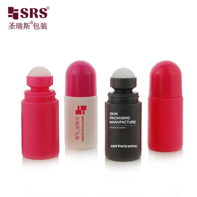 2 oz PP PCR Materiale di qualità alimentare Deodorante a rulli di plastica Bottiglie Roll On Bottle 60ml