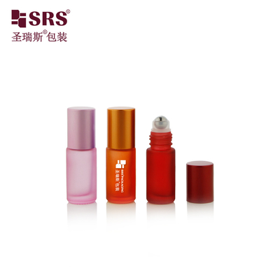 4 ml 8 ml 10 ml imballaggio cosmetico vuoto olio essenziale vetro a rulli 5 ml bottiglia a rulli