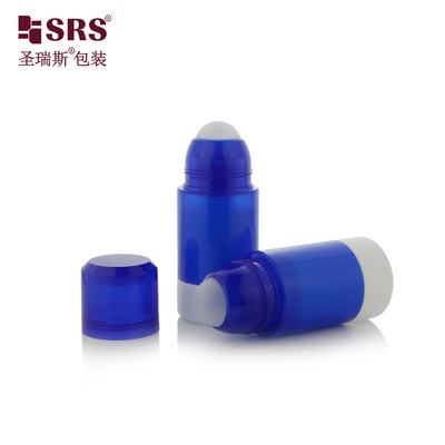 50 ml di imballaggio cosmetico vuoto Bottiglie a sfera di acciaio a rulli riempiebili