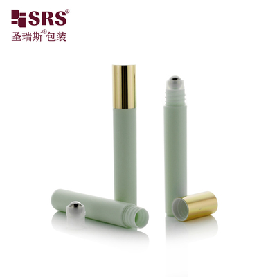 8 ml Nuovo flacone per occhi a rotoli iniezioni colorato di plastica ghiacciata PP PCR riciclato siero acciaio