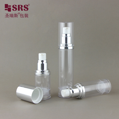 Plastico trasparente AS imballaggio cosmetico vuoto pompa di lozione 30 ml bottiglia senza aria