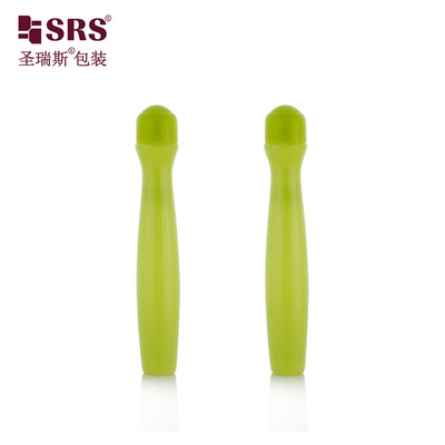 Iniezione soffiante colore verde lucido forma vita PETG Plastic Sample 15ml Bottiglia a rotolo