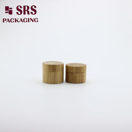 SRS 20g contenitore di bambù naturale vuoto di lusso con barattolo interno in PP