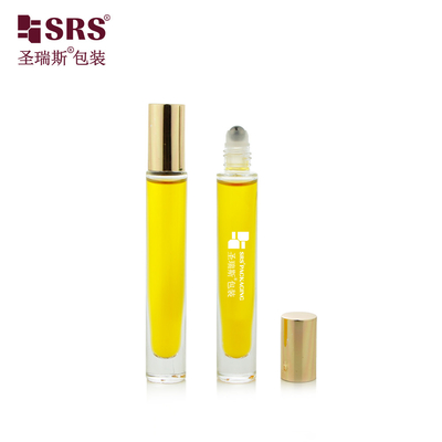 Bottiglie a sfera di vetro trasparente a sfera a rotoli per profumi Bottiglia a rotoli 10 ml