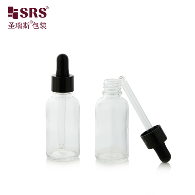 30 ml Colorato chiaro in magazzino Consegna veloce Pronto per la spedizione Bottiglia rotonda in vetro