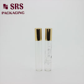 Bottiglia vuota di profumo in vetro a sfera a rulli BLP-8ML con tappo in alluminio